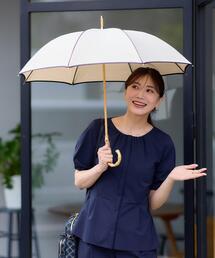 Reflect（リフレクト）の「【晴雨兼用／紫外線遮蔽率99％以上／雨の日もおしゃれに◎】バンブーハンドル長傘（長傘）」