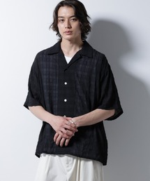 シースルー」に該当するシャツ/ブラウス（オープンカラー