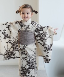 セール】キッズ浴衣3点セット 女の子 utatane×注染工房 kids 日本製注