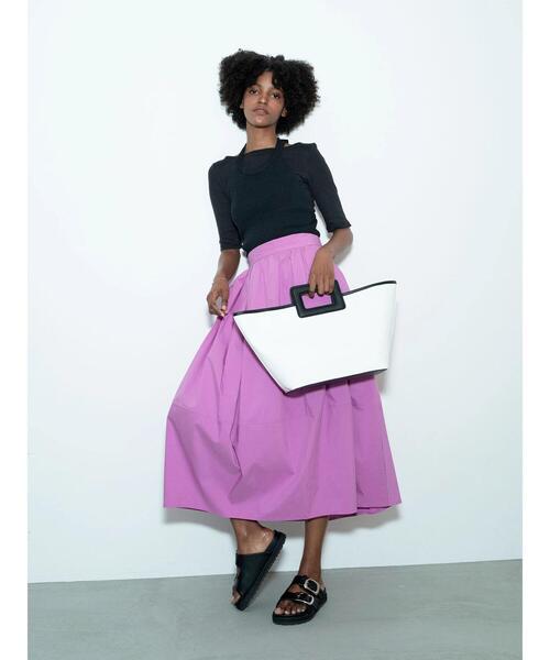 Te chichi（テチチ）の「ボリュームコクーンスカート《2025summer catalog item》（スカート・レディース・ベージュ/ピンク/ブラック・F）」の4枚目の写真