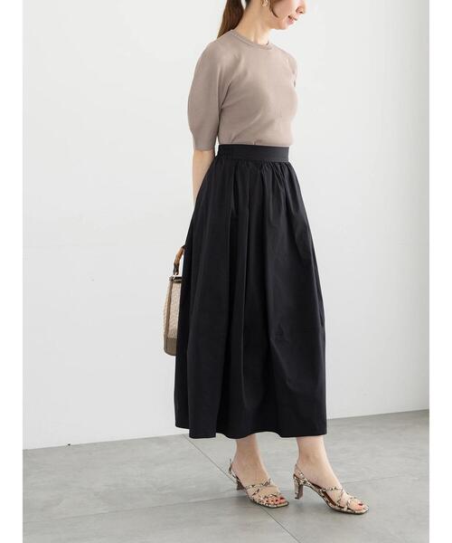 Te chichi（テチチ）の「ボリュームコクーンスカート《2025summer catalog item》（スカート・レディース・ベージュ/ピンク/ブラック・F）」の7枚目の写真