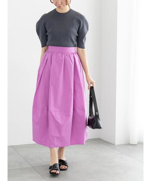 Te chichi（テチチ）の「ボリュームコクーンスカート《2025summer catalog item》（スカート・レディース・ベージュ/ピンク/ブラック・F）」の13枚目の写真