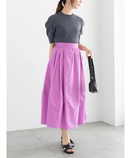 Te chichi（テチチ）の「ボリュームコクーンスカート《2025summer catalog item》（スカート・レディース・ベージュ/ピンク/ブラック・F）」の14枚目の写真