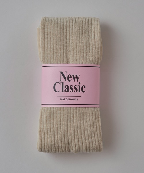 MARCOMONDE（マルコモンド）の「【MARCOMONDE】wool wide ribbed tights 240N5/1W-T（タイツ/ストッキング・レディース・グレー/アイボリー/ブラック/ダークブラウン・FREE）」の17枚目の写真