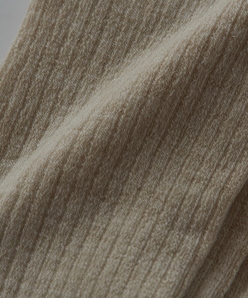 MARCOMONDE（マルコモンド）の「【MARCOMONDE】wool wide ribbed tights 240N5/1W-T（タイツ/ストッキング・レディース・グレー/アイボリー/ブラック/ダークブラウン・FREE）」の18枚目の写真