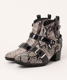 YOSUKE（ヨースケ）の「「YOSUKE/ヨースケ」メンズウエスタン調ショートブーツ（ブーツ）」