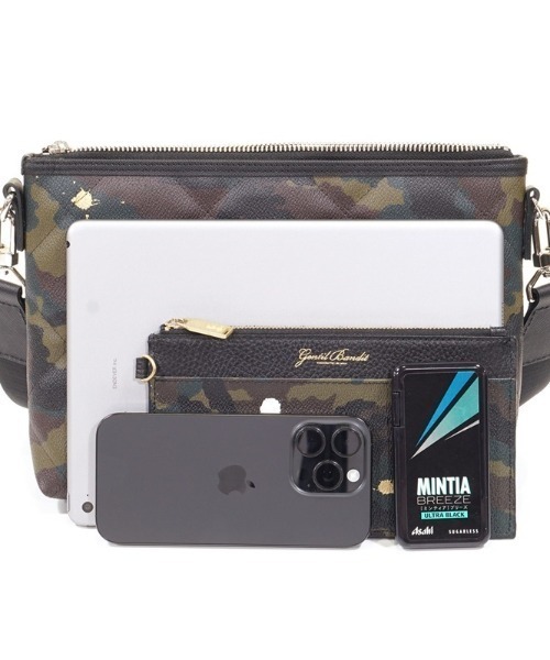 GENTIL BANDIT（ジャンティバンティ）の「GENTIL BANDIT（ジャンティバンティ）キルティングクロスボディ（ショルダーバッグ・メンズ・その他2/ブラック・F）」の9枚目の写真