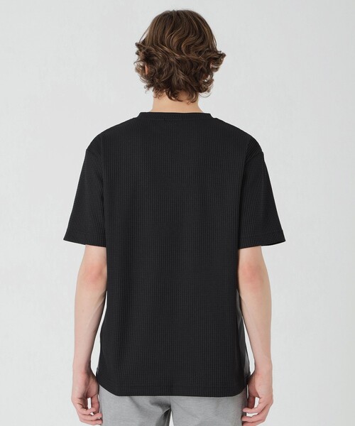 BLACK LABEL CRESTBRIDGE（ブラックレーベル・クレストブリッジ）の「テクスチャータックサイドチェックTシャツ（Tシャツ/カットソー・メンズ・グレー系その他/オフホワイト/ブラック・L/XL/M）」の11枚目の写真