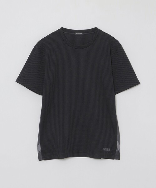 BLACK LABEL CRESTBRIDGE（ブラックレーベル・クレストブリッジ）の「テクスチャータックサイドチェックTシャツ（Tシャツ/カットソー・メンズ・グレー系その他/オフホワイト/ブラック・L/XL/M）」の13枚目の写真