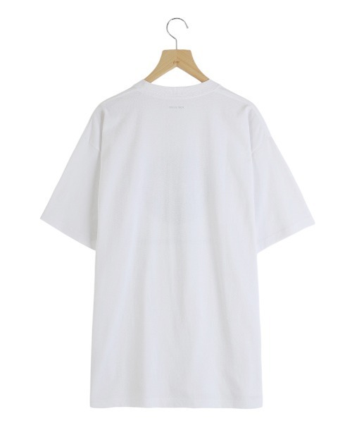 PORT BY ARK（ポートバイアーク）の「PORT BY ARK / ポートバイアーク：PORT T-shirt：PO17-T004[COR]（Tシャツ/カットソー・メンズ・ブラック/ホワイト・1/2）」の4枚目の写真
