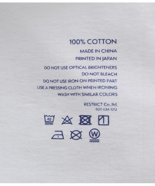 PORT BY ARK（ポートバイアーク）の「PORT BY ARK / ポートバイアーク：PORT T-shirt：PO17-T004[COR]（Tシャツ/カットソー・メンズ・ブラック/ホワイト・1/2）」の6枚目の写真