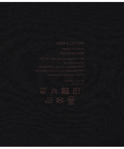 PORT BY ARK（ポートバイアーク）の「PORT BY ARK / ポートバイアーク：PORT T-shirt：PO17-T004[COR]（Tシャツ/カットソー・メンズ・ブラック/ホワイト・1/2）」の15枚目の写真