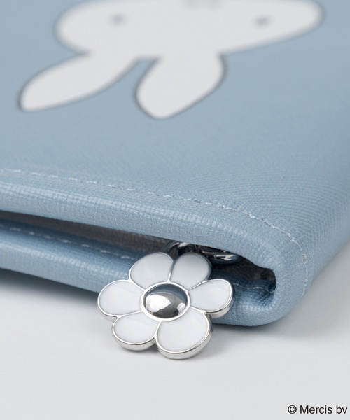 BIRTHDAY BAR（バースデイバー）の「MIFFY BLUE FLOWER マルチケース（カードケース・レディース・ブルー・0）」の4枚目の写真