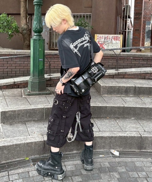 BLACKPURPLE(ブラックパープル)の「【BLACK PURPLE】Fortress Bag / 【ブラックパープル】フォートレスショルダーバッグ(ショルダーバッグ・メンズ・ブラック・ONE SIZE)」の12枚目の写真