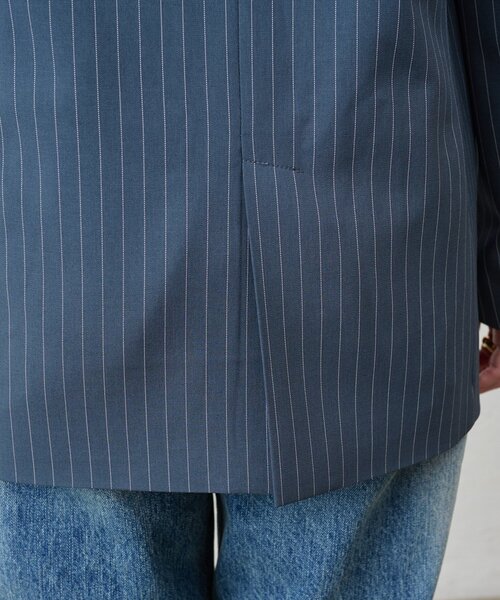 セットアイテム》ストライプビッグジャケット（テーラードジャケット