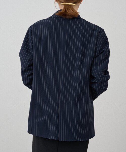 セール】《セットアイテム》ストライプビッグジャケット（テーラード