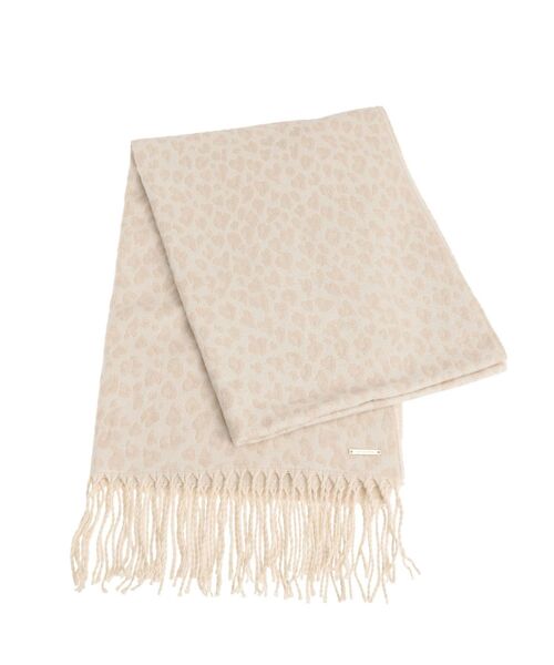 MERCURYDUO(マーキュリーデュオ)の「レオパードストール(ストール/ショール・レディース・ベージュ/グレー・FREE)」の9枚目の写真