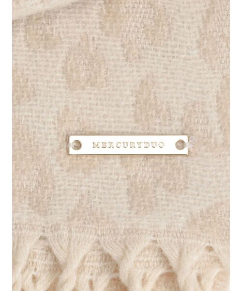 MERCURYDUO(マーキュリーデュオ)の「レオパードストール(ストール/ショール・レディース・ベージュ/グレー・FREE)」の10枚目の写真