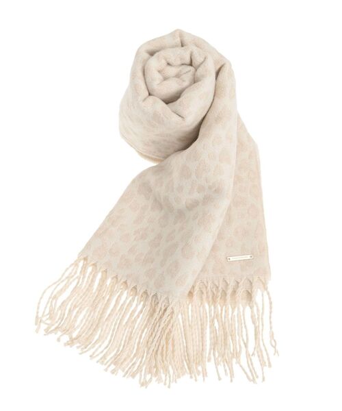 MERCURYDUO(マーキュリーデュオ)の「レオパードストール(ストール/ショール・レディース・ベージュ/グレー・FREE)」の12枚目の写真