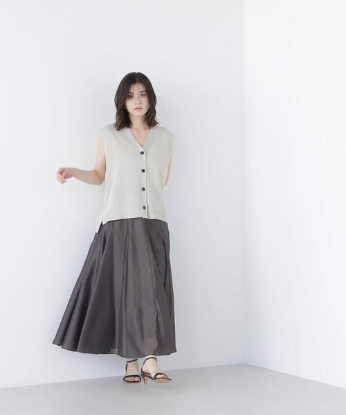 ◇シャイニーシアーボイルスカート（スカート）｜NATURAL BEAUTY BASIC