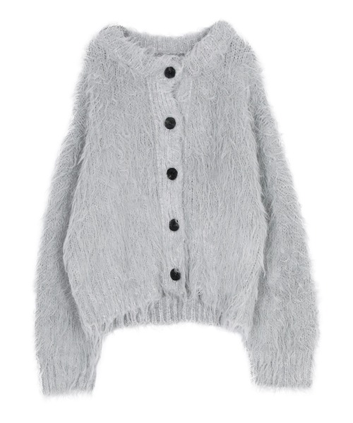 titivate（ティティベイト）の「ふわふわ毛ガキニットカーディガン（カーディガン/ボレロ・レディース・ピンク/キャメル/グレー/ライトベージュ・L/M）」の22枚目の写真