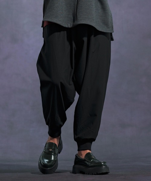 Jih Nunc(ジーヌンク)の「mp13898-TRストレッチバルーンリブパンツ(その他パンツ・メンズ・ブラウン/ブラック/グレー・L/M/S)」の5枚目の写真