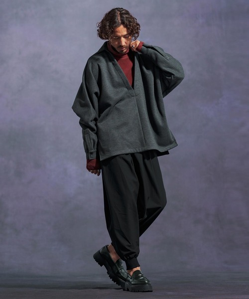 Jih Nunc(ジーヌンク)の「mp13898-TRストレッチバルーンリブパンツ(その他パンツ・メンズ・ブラウン/ブラック/グレー・L/M/S)」の9枚目の写真
