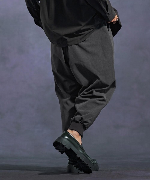 Jih Nunc(ジーヌンク)の「mp13898-TRストレッチバルーンリブパンツ(その他パンツ・メンズ・ブラウン/ブラック/グレー・L/M/S)」の11枚目の写真