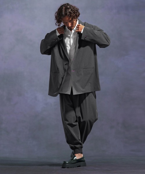 Jih Nunc(ジーヌンク)の「mp13898-TRストレッチバルーンリブパンツ(その他パンツ・メンズ・ブラウン/ブラック/グレー・L/M/S)」の17枚目の写真