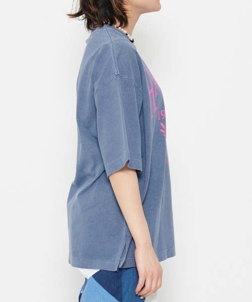spiritoso(スピリトーゾ)の「【spiritoso】HARTWICKカレッジロゴ ピグメントTシャツ(Tシャツ/カットソー・レディース・ライトグレー/ラベンダー/チャコールグレー・FREE)」の6枚目の写真
