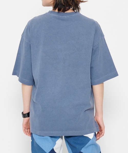 spiritoso(スピリトーゾ)の「【spiritoso】HARTWICKカレッジロゴ ピグメントTシャツ(Tシャツ/カットソー・レディース・ライトグレー/ラベンダー/チャコールグレー・FREE)」の5枚目の写真