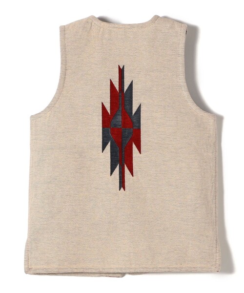 SHIPS（シップス）の「【SHIPS別注】UHURU:ジャカード  ベスト（ベスト・レディース・ナチュラル/ブラック・ONE SIZE）」の7枚目の写真