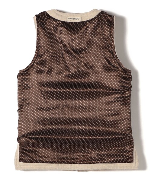 SHIPS（シップス）の「【SHIPS別注】UHURU:ジャカード  ベスト（ベスト・レディース・ナチュラル/ブラック・ONE SIZE）」の13枚目の写真