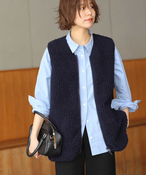 追加》別注【Champion/チャンピオン】ボアフリースベスト（ベスト