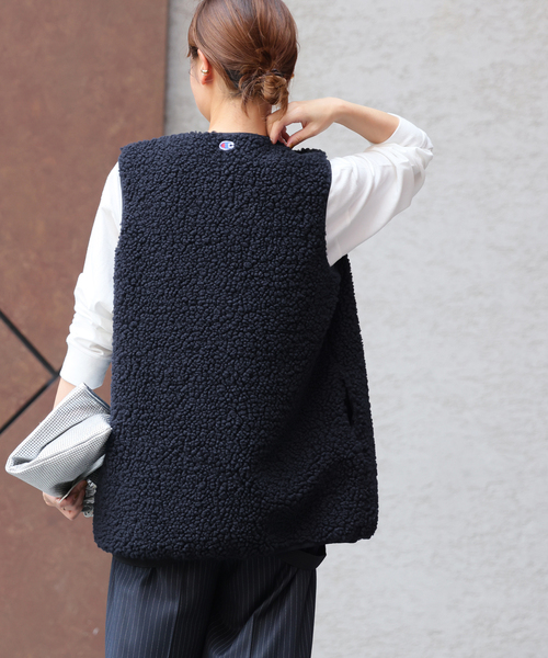 追加》別注【Champion/チャンピオン】ボアフリースベスト（ベスト