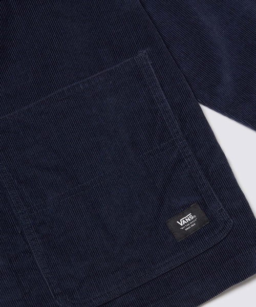 VANS（バンズ）の「ドリルチョア コーデュロイ ジャケット（ブルゾン・メンズ・ネイビー・MEDIUM/LARGE/X-LARGE/SMALL/X-SMALL）」の4枚目の写真