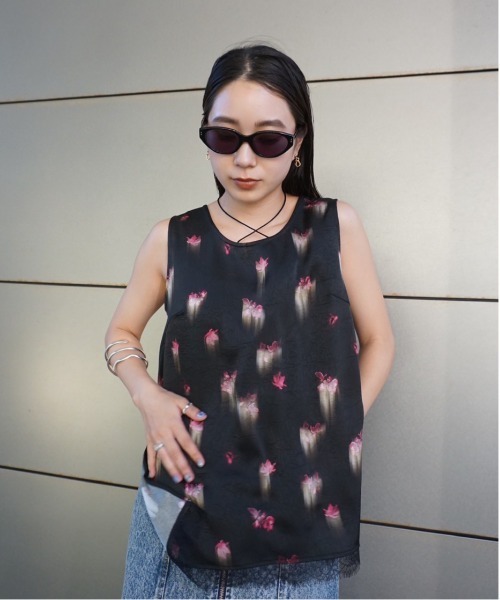 CLARA SATIN TANK TOP（タンクトップ）｜Ameri（アメリ）の
