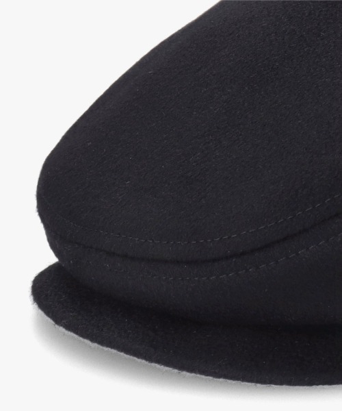 arth(アース)の「arth Cashmere Combi Hunting / アース(ハンチング/ベレー帽・メンズ・ブラック/ブラウン・58cm/60cm/62cm)」の12枚目の写真