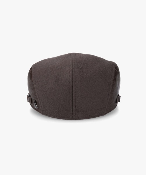 arth(アース)の「arth Cashmere Combi Hunting / アース(ハンチング/ベレー帽・メンズ・ブラック/ブラウン・58cm/60cm/62cm)」の4枚目の写真