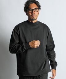 The DUFFER of ST.GEORGE | 「AIR FLEX」SETUP MOCK NECK L/S TEE：機能素材 「エアフレックス」セットアップ モックネック ロンTEE(Tシャツ/カットソー)