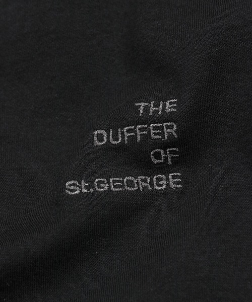 The DUFFER of ST.GEORGE（ザダファーオブセントジョージ）の「「AIR FLEX」SETUP MOCK NECK L/S TEE：機能素材 「エアフレックス」セットアップ モックネック ロンTEE（Tシャツ/カットソー・メンズ・チャコールグレー/ブラック・X-LARGE/LARGE/MEDIUM/SMALL）」の14枚目の写真