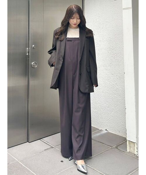 OUNNOUN（オウンノウン）の「【OUNNOUN】バックスリット2WAYジャケット（テーラードジャケット・レディース・ブラウン/グレー・FREE）」の16枚目の写真