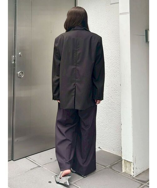 OUNNOUN（オウンノウン）の「【OUNNOUN】バックスリット2WAYジャケット（テーラードジャケット・レディース・ブラウン/グレー・FREE）」の17枚目の写真