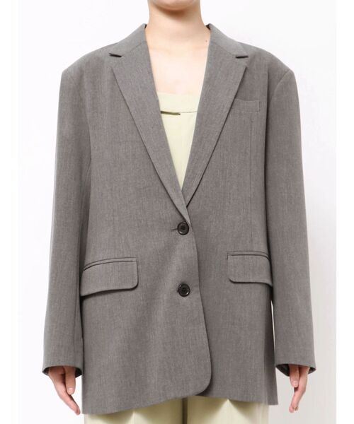 OUNNOUN（オウンノウン）の「【OUNNOUN】バックスリット2WAYジャケット（テーラードジャケット・レディース・ブラウン/グレー・FREE）」の18枚目の写真