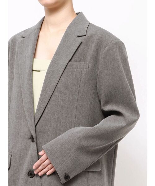 OUNNOUN（オウンノウン）の「【OUNNOUN】バックスリット2WAYジャケット（テーラードジャケット・レディース・ブラウン/グレー・FREE）」の22枚目の写真