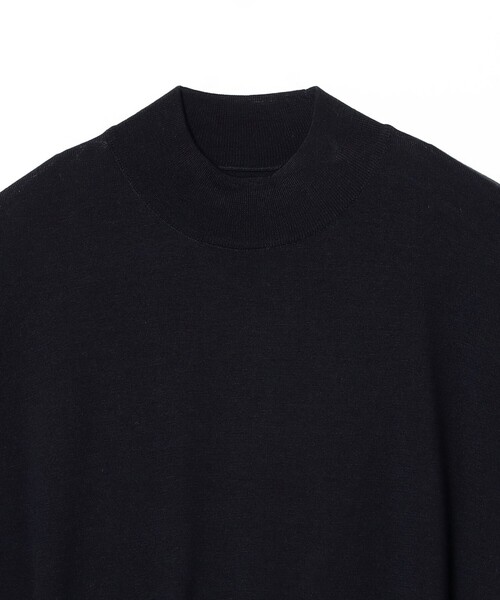 別注】JOHN SMEDLEY / ウールコットン 30ゲージ モックネックニット