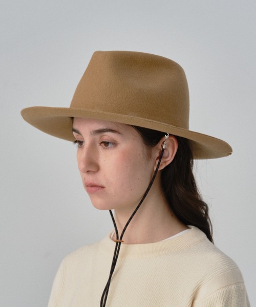 Nine Tailor（ナインテイラー）の「Nine Tailor Dusty miller Hat (N-1517)（ハット・メンズ・ブラウン/キャメル・FREE）」の2枚目の写真