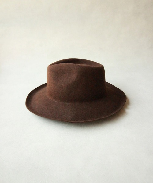 Nine Tailor（ナインテイラー）の「Nine Tailor Dusty miller Hat (N-1517)（ハット・メンズ・ブラウン/キャメル・FREE）」の7枚目の写真