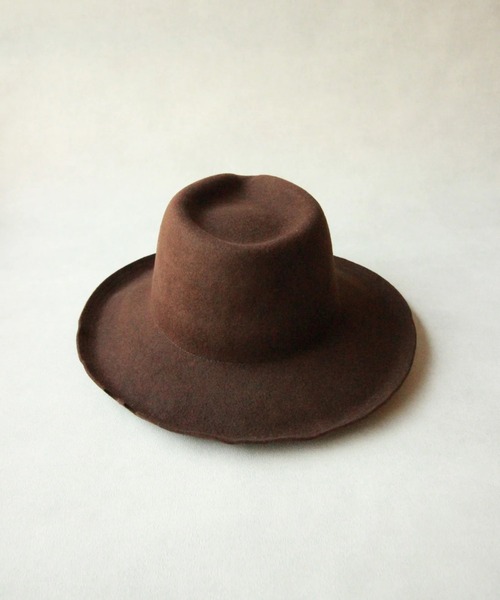 Nine Tailor（ナインテイラー）の「Nine Tailor Dusty miller Hat (N-1517)（ハット・メンズ・ブラウン/キャメル・FREE）」の8枚目の写真