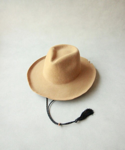 Nine Tailor（ナインテイラー）の「Nine Tailor Dusty miller Hat (N-1517)（ハット・メンズ・ブラウン/キャメル・FREE）」の11枚目の写真